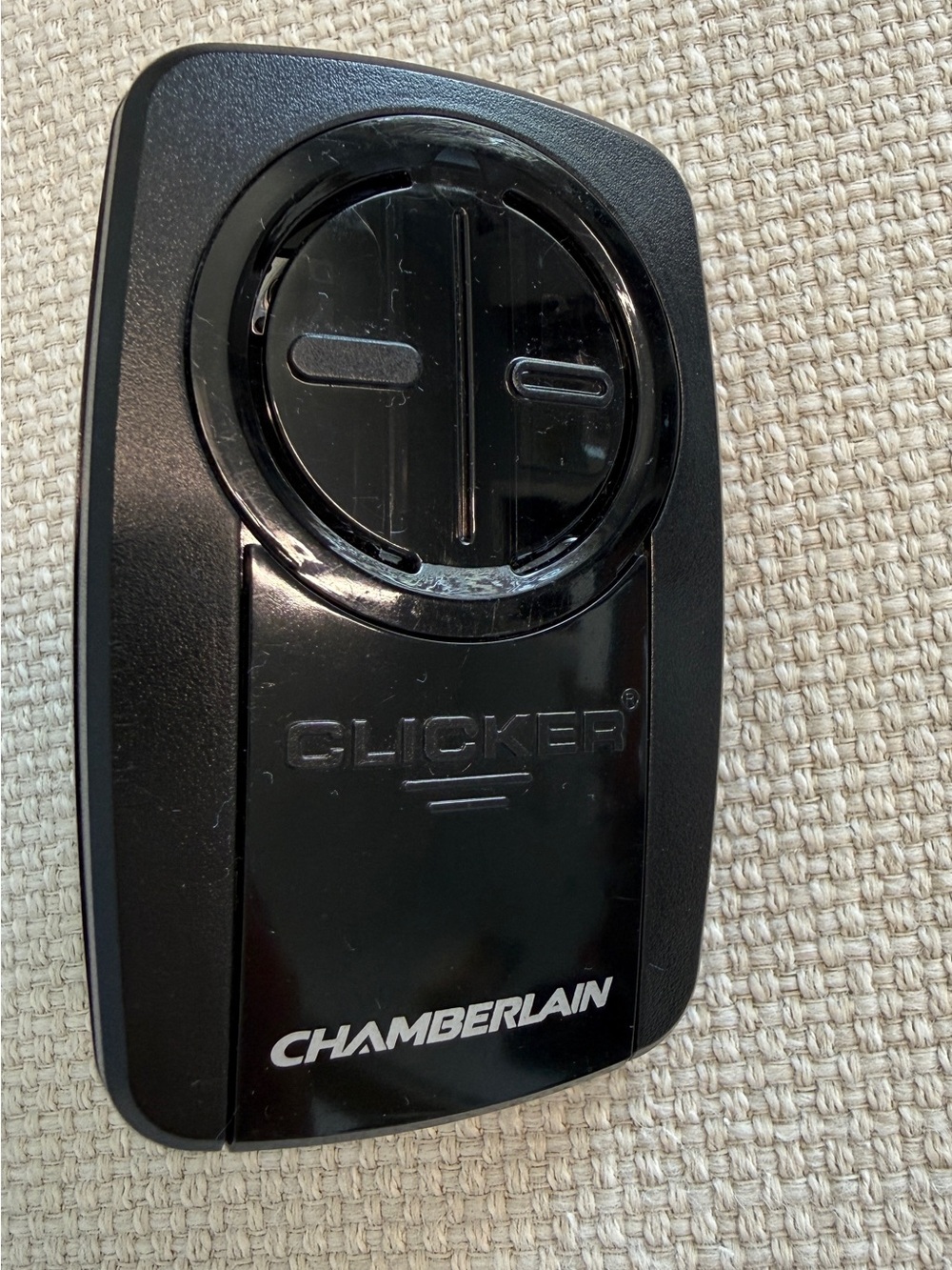 Chamberlain Black Clicker Garage Door Remote